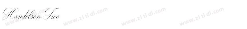 Handelson Two字体转换
